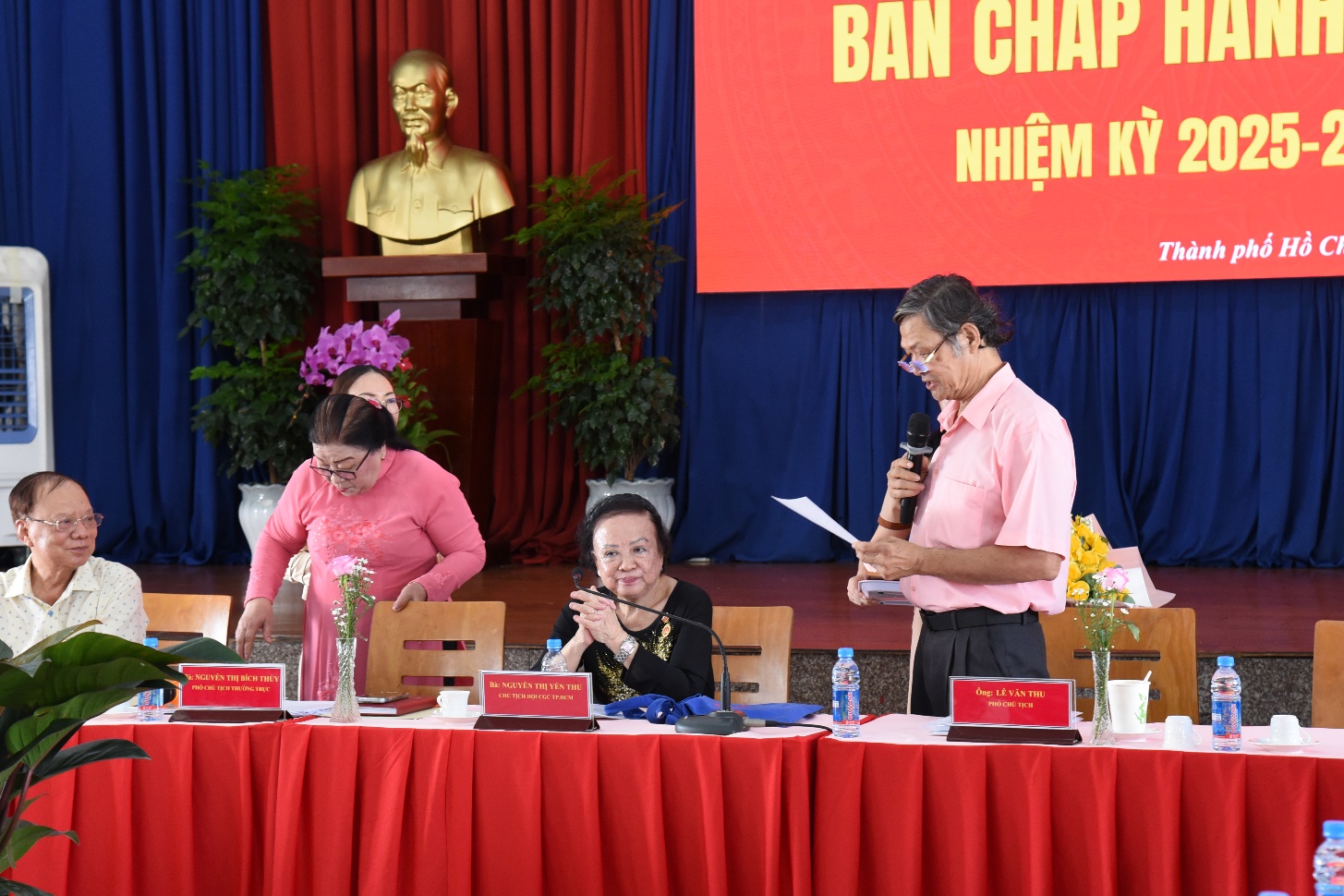 HỘI NGHỊ BAN CHẤP HÀNH HỘI CỰU GIÁO CHỨC THÀNH PHỐ HỒ CHÍ MINH LẦN 2