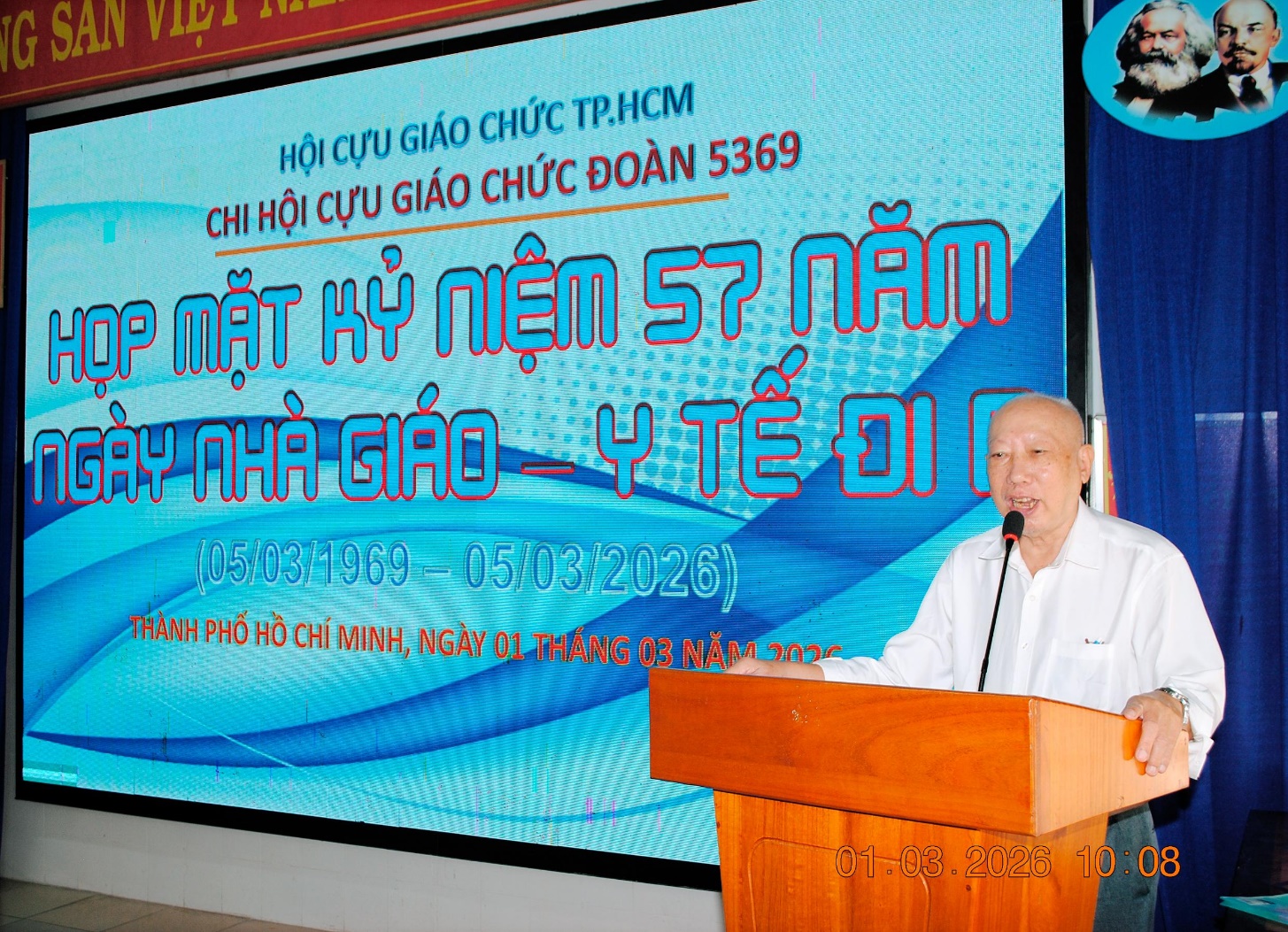 HỌP MẶT CỰU GIÁO CHỨC ĐOÀN ĐI B 5